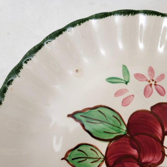 Blue Ridge Pottery Plates, Set of Eight - Picture 6 of 12